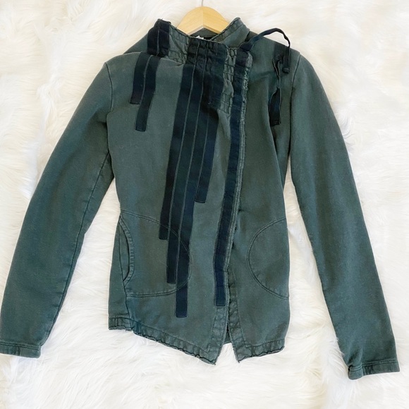 Prairie Underground Jackets & Blazers - Prairie Underground Army Green Hemp Jacket